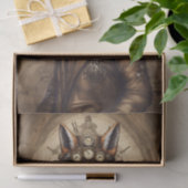 Vintag Classy Steampunk Fox Seidenpapier (Geschenk)