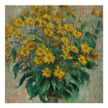 Vintag Claude Monet Jerusalem Artichokes