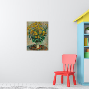 Vintag Claude Monet Jerusalem Artichokes Poster