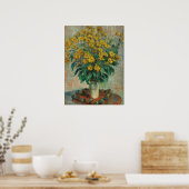 Vintag Claude Monet Jerusalem Artichokes Poster (Küche)