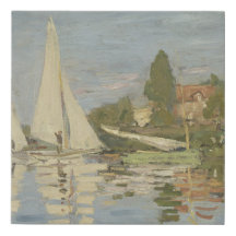 Vintag Claude Monet Regattas in Argenteuil