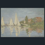 Vintag Claude Monet Regattas in Argentinien Seidenpapier<br><div class="desc">In das Design auf diesem Produkt integriert ist eine schöne Reproduction of Regattas in Argenteuil gemalt 1872 von dem französischen impressionistischen Maler Claude Monet (1840 - 1926</div>