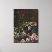 Vintag Claude Monet Spring Flowers Leinwanddruck (Vorderseite)