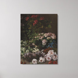 Vintag Claude Monet Spring Flowers Leinwanddruck