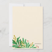 Vintag Cloche Derby Brautparty Einladung (Rückseite)