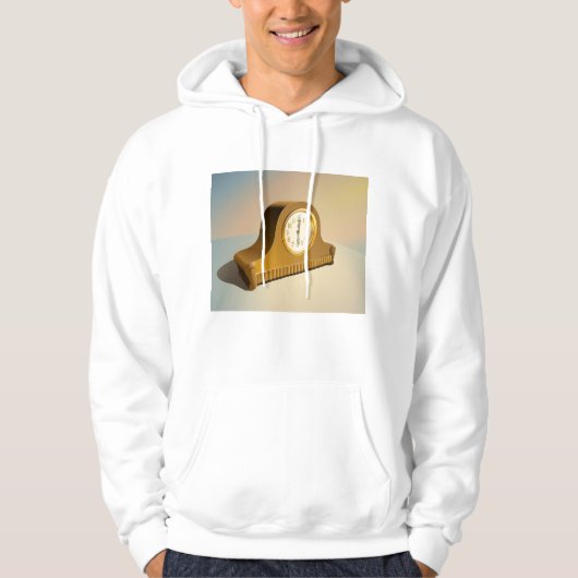Vintag Clock Mens Hoodie (Vorderseite)
