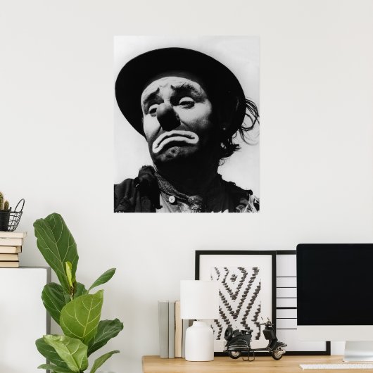 Vintag Clown Poster (Heimbüro)