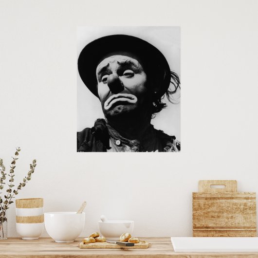 Vintag Clown Poster (Küche)