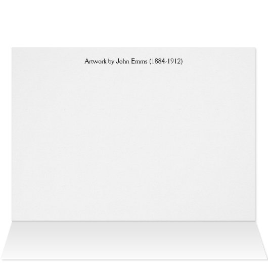 Vintag - Clumber Spaniel-Hunde, (Innenansicht Horizontal (Oben))