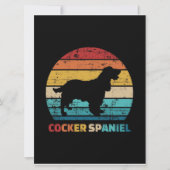 Vintag Cocker Spaniel | Geschenk Cocker Spaniel Lo (Vorderseite)