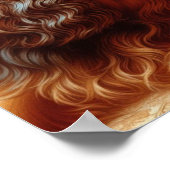 Vintag Cocker Spanischmalerei Poster (Ecke)