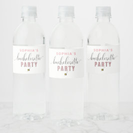Vintag Cocktail Bachelorette Wasserflaschen Labels Wasserflaschenetikett