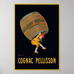 Vintag Cognac Pellisson und Poster