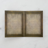 Vintag Cogs Steampunk Personalisiert Karte (Innenseite)