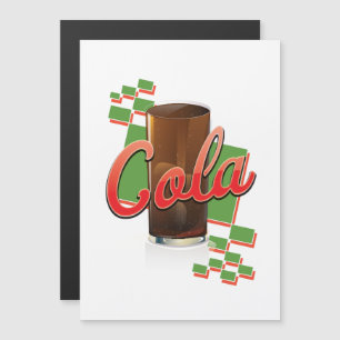 Vintag Cola kommerziell Magnetkarte