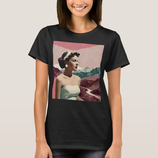 Vintag Collage T - Shirt (Vorderseite)