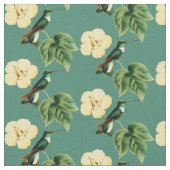 Vintag Collared Inca Hummingbird Stoff (Nahaufnahme)