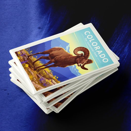 Vintag Colorado Magnet