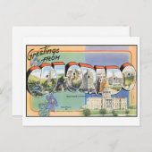 Vintag Colorado Postkarte (Vorne/Hinten)