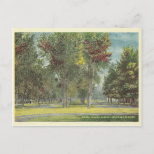 Vintag Colorado Springs Postkarte