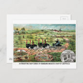 Vintag Columbus Buggy Company Australian Ostrich Postkarte (Vorne/Hinten)