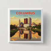 Vintag Columbus Ohio Button (Vorderseite)
