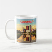 Vintag Columbus Ohio Kaffeetasse (Links)