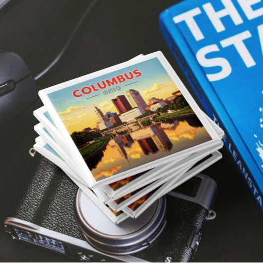 Vintag Columbus Ohio Magnet