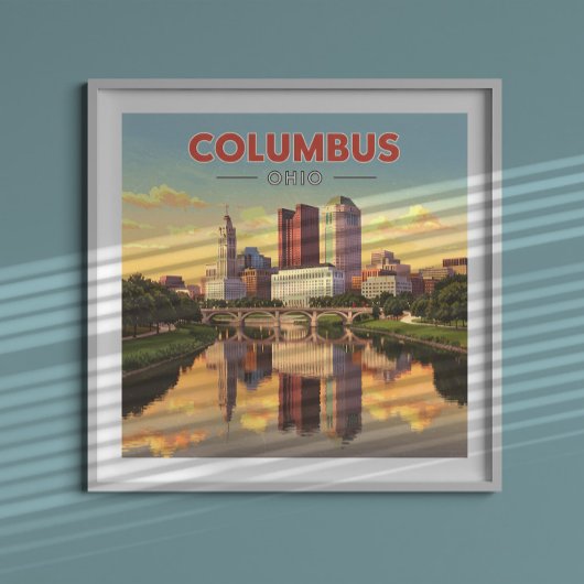 Vintag Columbus Ohio Poster