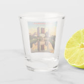 Vintag Columbus Ohio Schnapsglas (Rückseite)