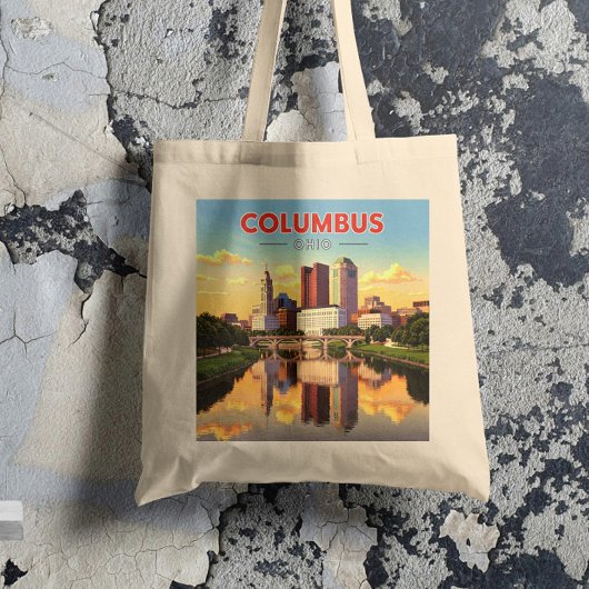 Vintag Columbus Ohio Tragetasche