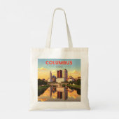 Vintag Columbus Ohio Tragetasche (Rückseite)