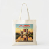 Vintag Columbus Ohio Tragetasche (Vorne)