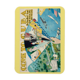 Vintag Come to Cuba Reiseplakatmagnet Magnet