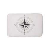 Vintag Compass-Rose Badematte (Vorderseite)
