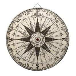 Vintag Compass-Rose Dartscheibe