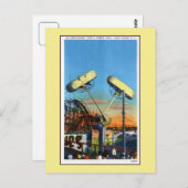 Vintag Coney Island Postkarte (Vorne/Hinten)