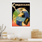 Vintag Conquistador Cigarettes Tobacco Poster (Küche)