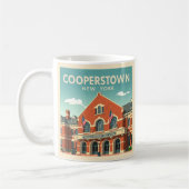 Vintag Cooperstown New York Kaffeetasse (Links)