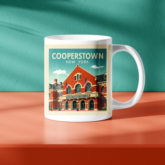 Vintag Cooperstown New York Kaffeetasse