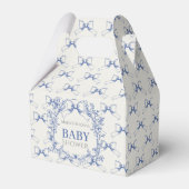 Vintag Coquette Blue Bow Geschenkschachtel (Rückseite)