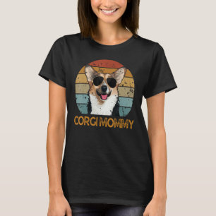 Vintag Corgi Mommy Niedlich Dog Haustier Eigentüme T-Shirt