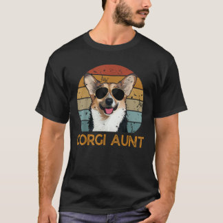 Vintag Corgi Tante Niedlicher Hund Hausbesitzerin  T-Shirt