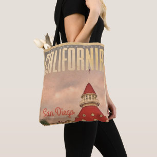 Vintag Coronado Beach Tote Bag Tasche
