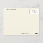 Vintag Cosmos Bouquet Postkarte (Rückseite)