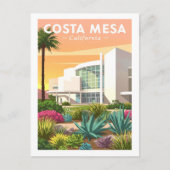 Vintag Costa Mesa Kalifornien Postkarte (Vorderseite)