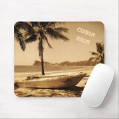 Vintag Costa Rica Playa Mousepad (Mit Mouse)