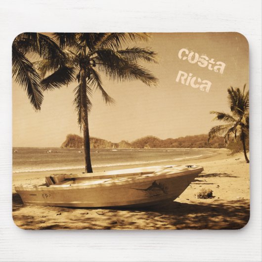 Vintag Costa Rica Playa Mousepad (Vorne)