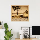 Vintag Costa Rica Poster (Heimbüro)