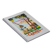 Vintag Cote D'Azur Cannes Notizblock (Rechte Seite)